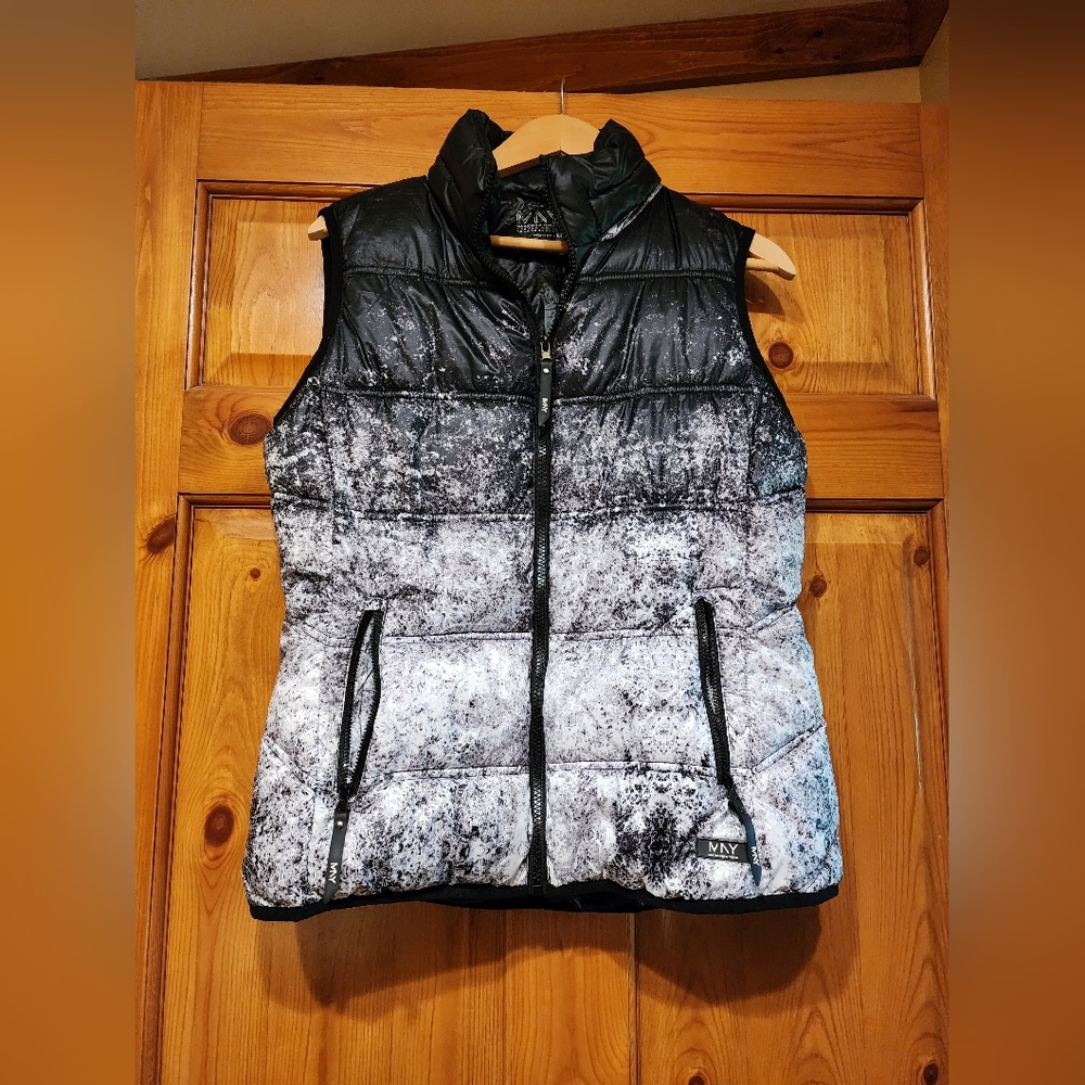Mark New York Ladies Ombre Puffy Vest, Size M